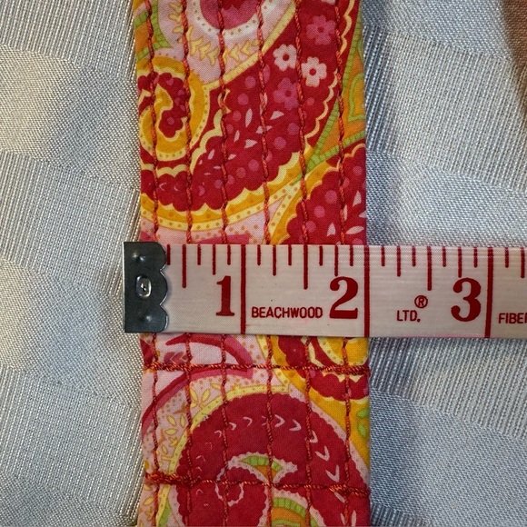 J Crew Cotton Quilted Boho Pastel Paisley Belt Med/Large Women’s - Picture 6 of 12